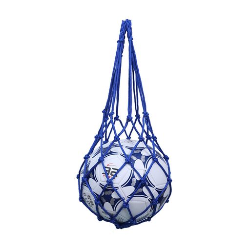 収納サッカー/バレーボール/バスケットボール用簡易ボールバッグ網袋持ち運び保管用(ブルー) 収納サッカー/バレーボール/バスケットボール用簡易ボールバッグ網袋持ち運び保管用(ブルー)