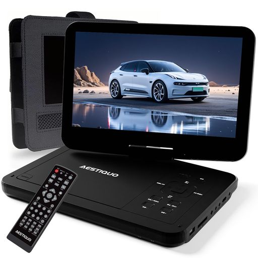 【2025年新機種】AESTIQUOポータブルDVDプレーヤー12.5型車載用ホルダー付きDVDプレーヤーポータブル10.5インチ液晶5時間連続再生リージョンフリーレジューム機能270度回転TV同期可能SDカード/U… 【2025年新機種】AESTIQUOポータブルDVDプレーヤー12.5型車載用ホルダー付きDVDプレーヤーポータブル10.5インチ液晶5時間連続再生リージョンフリーレジューム機能270度回転TV同期可能SDカード/U…