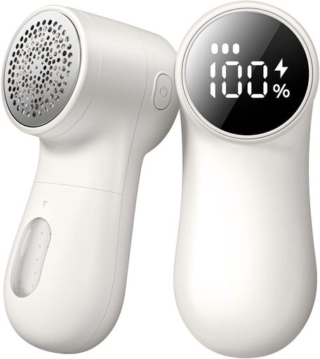 毛玉取り電動毛玉取り器6枚刃毛玉クリーナーLEDディスプレイ搭載USB充電式1200MAH大容量バッテリー3段階スピード安全装置付き高速回転生地を傷めない毛玉カット充電式毛玉取りコードレス… 毛玉取り電動毛玉取り器6枚刃毛玉クリーナーLEDディスプレイ搭載USB充電式1200MAH大容量バッテリー3段階スピード安全装置付き高速回転生地を傷めない毛玉カット充電式毛玉取りコードレス…