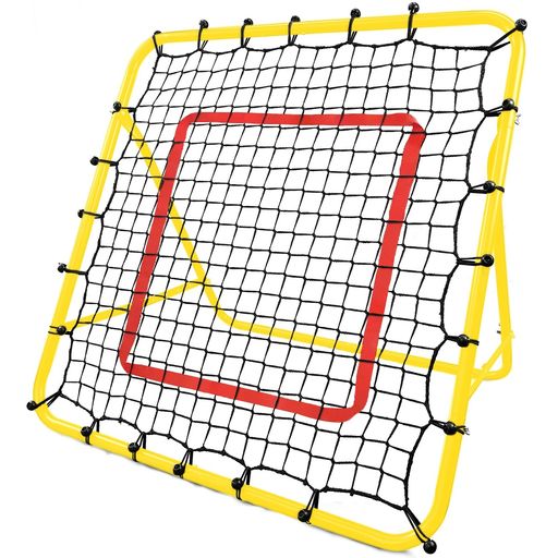 【日本企業】【完全折りたたみ可能】リバウンドネットサッカー野球100cm*103cm室内屋外兼用野球トレー..