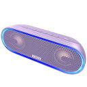 DOSSSoundBoxPro+P300Bluetoothスピーカー40W重低音IPX6防水ワイヤレスポータブル小型スピーカーイルミネーション機能搭載20時間連続再生2台ペアリングAux/TFカード対応スマホお風呂