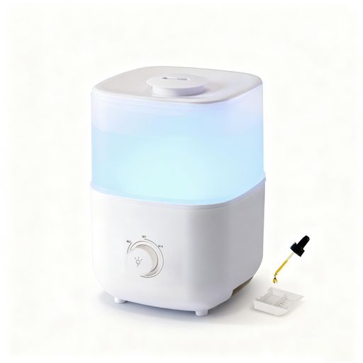 MOKKA超音波加湿器卓上3.5L容量15畳まで対応360°回転ミストアロマセラピーお手入れ簡単な上部給水最大40時間連続稼働ホワイト寝室に最適