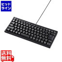 サンワサプライ USBハブ付コンパクトキーボード SKB-KG3UH2BK(2)