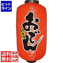 【お買い物マラソン】07/26 AM1:59まで のぼり屋工房 ビニール提灯 9号 長型No.9084 おでん YTY3201