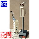 スタンドポスト 置き型 スリム型 背面取り出し 鍵付き 大容量 ステンレス 錆びにくい 工事不要 新聞受け Spano(スパーノ)】(グレージュ)