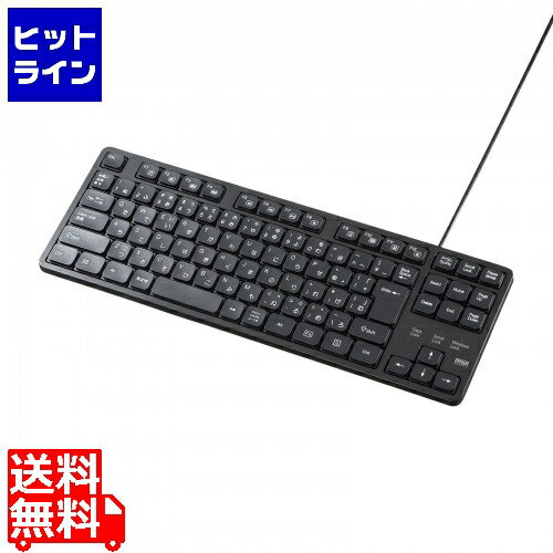 要エントリ【12/1限定当選確率2分の1！1等最大100%ポイントバック】　 サンワサプライ 静音キーボード SKB-SL38BK