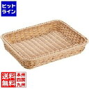 シンドー 抗菌樹脂 角型バスケット(ナチュラル) 36型 070327002