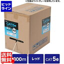 サンワサプライ カテゴリ5eUTP単線ケーブルのみ KB-T5-CB300RN