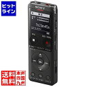 【お買い物マラソン】05/16 AM1:59まで ソニー ステレオICレコーダー FMチューナー付 4GB ブラック ICD-UX570F/B