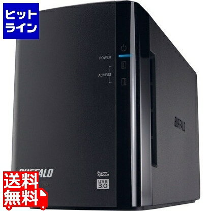 20日は【ポイント4倍】楽天カード企画！ バッファロー ミラーリング機能搭載 USB3.0用 外付けハードディスク 2ドライブモデル 2TB HD-WL2TU3/R1J