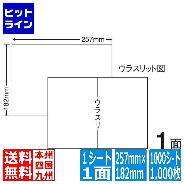 C1B5(VP) ナナコピー 東洋印刷 マルチタイプラベル タックラベル レーザー・インクジェット ナナラベル 182×257mm ノーカット 1面付け 1000シート
