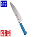 長谷川化学工業 抗菌カラー庖丁 牛刀 21cm MGK-210 マリンブルー AKL09214H