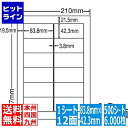 WP01202 東洋印刷 ワールドプライスラベル 12面 A4