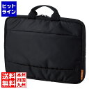 エレコム PC用インナーバッグ/ハンドル付/前面ポケット/11.6inch/ブラック BM-IBH11RBK(2)