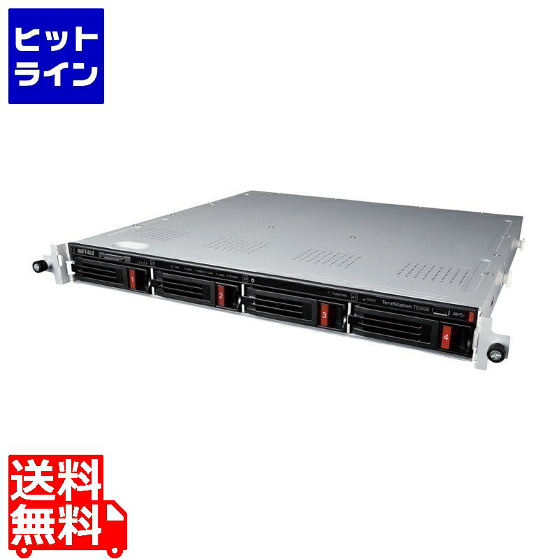 20日は【ポイント4倍】楽天カード企画！ バッファロー TeraStation TS3020RNシリーズ 4ベイラックマウントNAS 12TB TS3420RN1204