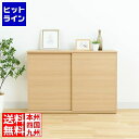 【お買い物マラソン】09/24 AM1:59まで 白井産業 キャビネット カウンター下収納 引戸 幅120 奥行29.6 高さ84.9cm PTS-8512SD PTS-8512SD