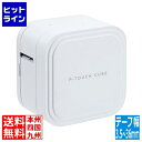 ブラザー工業 ラベルライター P-TOUCH CUBE (スマホ対応/3.5mm〜36mm幅 / TZeテープ) PT-P910BT