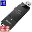 バッファロー PC対応 USB3.2(Gen2) TV録画 スティック型SSD 1TB ブラック Type-C付属 SSD-SCT1.0U3-BA(2)
