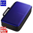 サンワサプライ ブルーレイディスク対応セミハードケース(104枚収納・ブルー) FCD-WLBD104BL