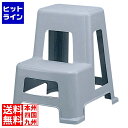 【お買い物マラソン】07/26 AM1:59まで アイリスオーヤマ 2段踏み台 NF-560ライトグレー