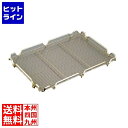 【お買い物マラソン】05/16 AM1:59まで シンドー SA18-8デラックス フチ付かご ゴールド 小 WHT06003
