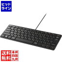バッファロー USB接続 有線コンパクトキーボード ブラック BSKB...(2)