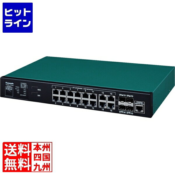 【05/16 01:59まで、お買い物マラソン】 パナソニックES 16ポート PoE給電スイッチングハブ FA-ML12TPoE+ PN231293