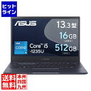 y51_tf[z GCX[X ASUS ExpertBook B5 B5302FBA (Ce Core i5-1235U/16GB/SSDE512GB/whCuȂ/Win11Pro/OfficeȂ/13.3^) B5302CBA-EG0076X