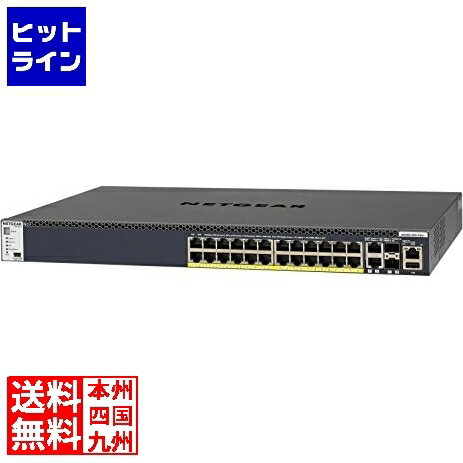 ネットギア GSM4328PA M4300-28G-PoE+ 1Gx24(PoE+)480W + 10GBASE-T x2 +SFP+ x2 GSM4328PA-100AJS