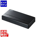 【4月18日最大P28.5倍(当店P 感謝デー SPU)】 サンワサプライ スイッチングハブ(8ポート マグネット付き) LAN-SWHP801BK