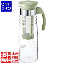 【お買い物マラソン】07/26 AM1:59まで ハリオ かご網付き水出し茶ポット HCC-12SG 2951810