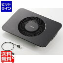 【お買い物マラソン】05/16 AM1:59まで エレコム ノートPC用クーラー(静音・強冷タイプ) SX-CL21BK
