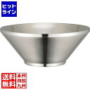 三宝産業 18-8 二重ラーメン丼 切立型 業務用 RLCD201