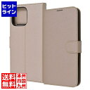 レイ・アウト iPhone 16 Pro Max LS 耐衝撃 Mベルト シンプル 手帳型レザーC/SBE RT-P49ELC1/BE