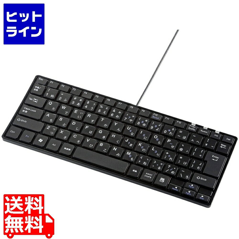 要エントリ【11/14 10時～11/16限定当選確率2分の1！1等最大100%ポイントバック】　 サンワサプライ USBスリムキーボード SKB-SL18BKN