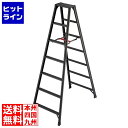 【お買い物マラソン】07/26 AM1:59まで 長谷川工業 アルミ 軽量 専用脚立 脚軽BLACK RZB-21b