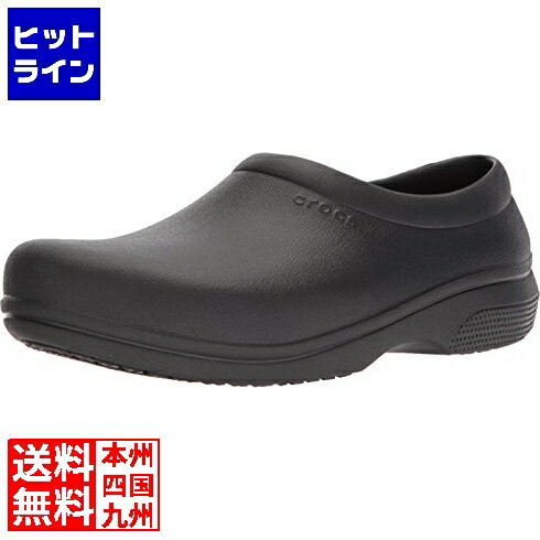 【05/16 01:59まで、お買い物マラソン】 クロックス オンザクロックワークブラック スリップオン 26cm