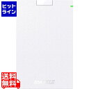 5日は楽天カード企画！ バッファロー USB3.2(Gen1)対応ポータブルHDD Type-Cケーブル付 1TB ホワイト HD-PGAC1U3-WA