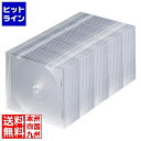 サンワサプライ Blu-ray・DVD・CDケース(スリムタイプ・50枚セット・クリア) FCD-PU50CLN2(2)