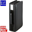 エレコム Blu-ray/DVD/CD対応 ファスナーケース CCD-SSB96BK