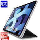 エレコム iPad Air 第5/4世代 (2022/2020年) ケース カバー 手帳型 フラップ ソフトレザー スリープ対応 ブラック TB-A20MWVBK