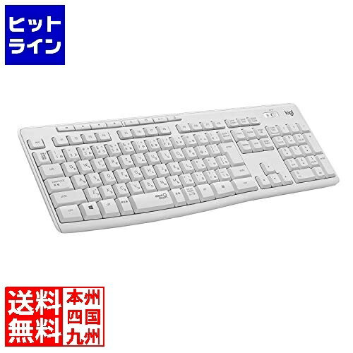 【05/16 01:59まで お買い物マラソン】 ロジクール サイレント ワイヤレスキーボード K295 オフホワイト K295OW