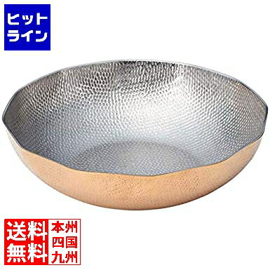  江部松 電磁 12角 しゃぶしゃぶ鍋 強化銅メッキ 1203360