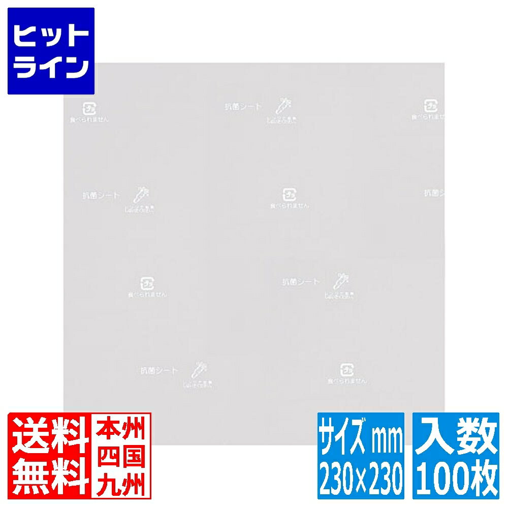 テイケイジイ ワサガード抗菌シート(透明タイプ) 230×230mm(100枚入)
