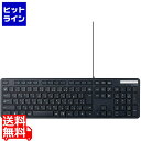 エレコム 有線キーボード/薄型/メンブレン式/抗菌/フルサイズ/ブラッ...(2)