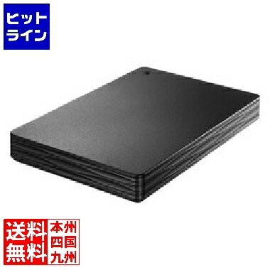 要エントリ【12/1限定当選確率2分の1！1等最大100%ポイントバック】　 アイ・オー・データ機器 USB 5Gbps(USB3.2 Gen1)対応 ポータブルハードディスク「カクうす Lite」 2TB ブラック HDPH-UTV2K