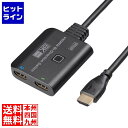 サンワサプライ 8K対応HDMI切替器(2入力・1出力または1入力・2出力) SW-HDR8K21BD
