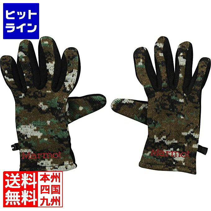 Marmot Knit Camo Fleece Glove M MJG-F5464