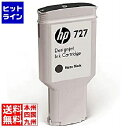 【お買い物マラソン】07/26 AM1:59まで HP727Bインクカートリッジ Mブラック300ml 3WX19A