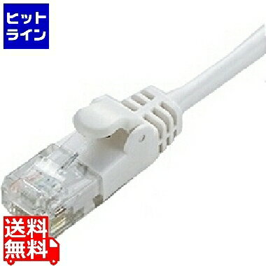 要エントリ【12/1限定当選確率2分の1！1等最大100%ポイントバック】　 エレコム Gigabit やわらかLANケーブル(Cat6準拠) LD-GPY/WH15